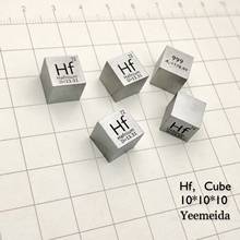 Tabla Periódica tallada de hafnio Hf, Cubo de 10mm, alta pureza, 99,9 puro, envío gratis 2024 - compra barato
