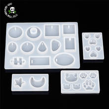 Pandahall 1 набор силиконовых форм для литья смолы для DIY для изготовления украшений вручную инструмент смешанных форм белый 2024 - купить недорого
