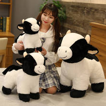 New 35~65cm Cute Milk Cow Plush Toy Lifelike Lovely Zodiac Cattle Appease Doll Childrens Room Decor Kids Birthday Christmas Gift 2024 - buy cheap