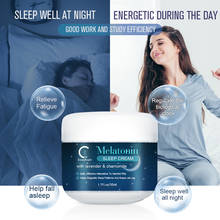 GP Greenpeople-Crema de masaje de melatonina, reposición hidratante para el estiramiento de la piel, ayuda a dormir, crema para el cuidado de la piel 2024 - compra barato