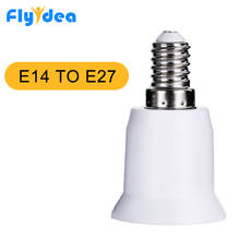 E14 to E27 LED Lamp base Bulb Socket PC+ aluminum White With Home lighting accessories Light Holder Converters 2024 - buy cheap