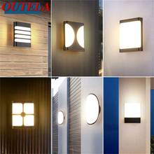 OUTELA-Lámpara LED de pared para exteriores, candelabros impermeables a prueba de humedad, decorativos, creativos, para Patio, porche, escalera, pasillo y jardín 2024 - compra barato