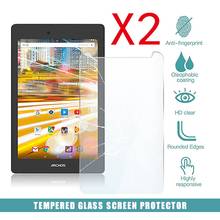 Protetor de tela de vidro temperado para tablet, 2 peças capa para archos 70 saturação hd proteção para os olhos anti-quebra película temperada 2024 - compre barato