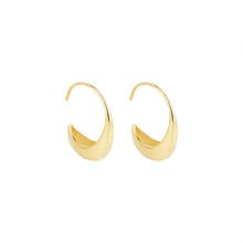 Brincos punk em ouro 18k 925, prata esterlina suave geométricos, piercing de orelha, joia simples 2188 2024 - compre barato