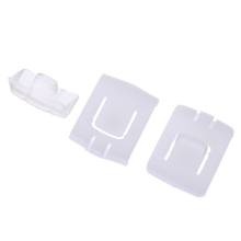 2 Set 6 Piece Suit Seat Buckle Clip Runner Guide For V.W. GOLF MK1 MK2 MK3 CORRADO SCIROCCO White Plastic E7CA 2024 - buy cheap