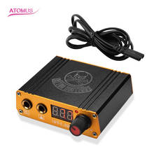 ATOMUS Black Tattoo Power Supply Digital Display Tattoo Machine Power Supply for Liner Shader Tattoo Accessory with Power Cable 2024 - buy cheap