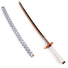 Espada de pvc para cosplay de demon slayer, rengoku kyoujurou, espada samurai armada, adereço de faca ninja katana, arma réplica 2024 - compre barato