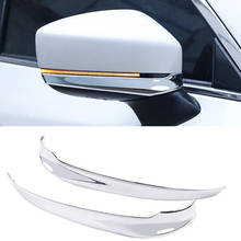 CEYUSOT For 2PCS NEW Mazda CX-5 Car Rear View Mirror Protective Trim Strips Cover Stickers Garnish CX5 2017 2018 2019 2020 2021 2024 - buy cheap