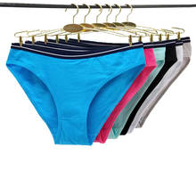 6 Pieces/lot Woman's Underwear Cotton panties Plain briefs sexy underpants low waist knickers cute intimate female panty women 2024 - buy cheap