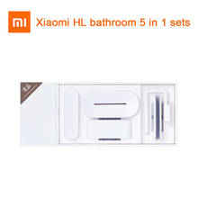 Xiaomi-soporte para jabón Mijia HL, caja de almacenamiento con gancho y soporte para teléfono, juegos 5 en 1 para baño, vida exquisita, Original, nuevo 2024 - compra barato