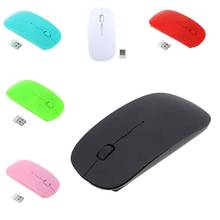 Ultra Thin Optical Wireless Mouse 1600DPI 2.4G Wireless Mice Receiver Super Slim Office Mouse for PC Laptop Notebook 2024 - buy cheap