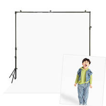 Photography Backdrop Pure White Background Muslin Screen Game Livestream Video Backdrop Studio Photoshoot Portrait Simple Cloth 2024 - buy cheap