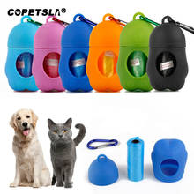 Copetsla-dispensador de Bolsa para popó con forma de perro de mascota, bolsas de transporte de basura de residuos con 1 rollo, Bolsa para popó de residuos para perros y gatos, 1 Uds. 2024 - compra barato