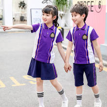 Japonês uniforme de verão uniforme da escola uniforme da escola primária jardim de infância uniforme vento colégio temperamento terno 2024 - compre barato