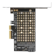 Llave M + B M.2 NGFF a PCIE 3,0 X4 NVMe SATA tarjeta convertidora M2 SSD a PCI Express adaptador SATA para 2230 2242 2260 2280 2024 - compra barato