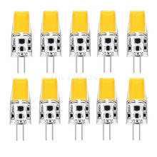 10PCS mini COB G4 LED Lamp 3W 6W 10W Bulb AC DC12V 220V Candle Silicone Lights Halogen for Chandelier Spotlight 360 Beam Angle 2024 - buy cheap