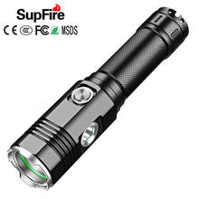 Supfire-Linterna LED UV G3, luz de Flash táctica portátil de 365nm, Linterna Led + 2 en 1 luz UV, USB 18650, linternas Latarka 2024 - compra barato