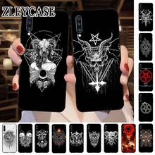 Pentagrama-funda satánica para teléfono móvil, carcasa satánica 666 para Samsung Galaxy A50, A10, A20, A20E, A20S, A30S, A40, A51, A70, A30, A6, A8 2024 - compra barato