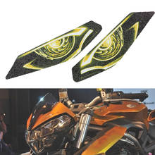 Protetor de farol dianteiro de motocicleta 3d, adesivo para proteção de transmissão de luz, decoração para benelli tnt 1130 tnt1130 2024 - compre barato