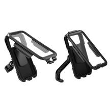 M18s motocicleta caso de montagem do telefone da bicicleta à prova dwaterproof água guiador espelho retrovisor suporte do telefone suporte 2024 - compre barato