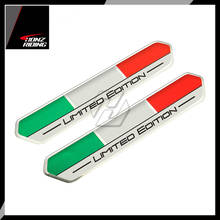 3D Italy Flag Limited Edition Sticker Motorcycle Tank Decal Car Styling Sticker 2024 - buy cheap