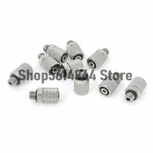 10Pcs 5mm Male Thread Fitting Coupler Quick Joint Connector for 4mmx6mm Air Pipe 2024 - buy cheap