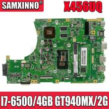 Akemy X456UQ placa base de Computadora Portátil para Asus X456U X456UQ X456UB X456UQK X456UV placa base 4GB-RAM I7-6500U GT940M DDR4 2024 - compra barato