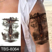 Водостойкая Временная тату-наклейка с рисунком обезьянки, искусственная татуировка на руку для мужчин и женщин, тату гейши, тигра, волка 2024 - купить недорого