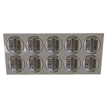 Glossy Silver Adhesive Sticker Label Printing Custom 2024 - buy cheap