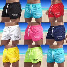 Pantalones cortos de playa personalizables para hombre, Shorts de secado rápido, transpirables, talla grande, para surf, S-3Xl 2024 - compra barato