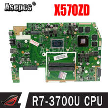 Placa base para ordenador portátil Asus TUF YX570Z YX570ZD X570Z X570ZD, placa base R7-3700U CPU GTX1050 GPU 2024 - compra barato