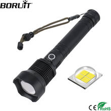 BORUiT Powerful XHP70.2 LED Tactical Flashlight 3-Mode Zoom 3000LM Torch Rechargeable 18650/26650 Lantern for Camping Hunting 2024 - buy cheap