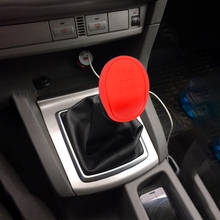 Capa de silicone para botão de mudança de marcha de carro, para ford focus 2 3 4 mk2 mk3 mk4 mt, decoração de coleira, durável, acessórios automobilísticos 2024 - compre barato