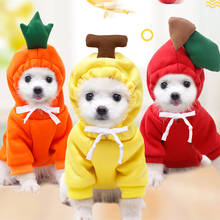 Cute Pet Dog Clothes For Dogs Hoodies Funny Fruit Dog Coat Puppy Pet Clothing For Dogs Costume Chihuahua Yorkshire Ropa Perro 2024 - buy cheap