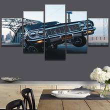 HD Print 5 Panel Lowrider Hop Car Picture Cuadros Decoracion Paintings on Canvas Wall Art for Home Decorations Wall Decor 2024 - buy cheap