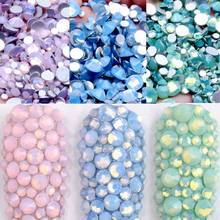 Non Hotfix Glass Rhinestones OPAL ColorGlue On Strass Stones For Nails Art Phone Case Diy Garment Decorations 2024 - buy cheap