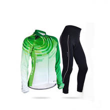 Conjunto de Jersey de ciclismo profesional para mujer, ropa deportiva larga para bicicleta de montaña y carretera, traje de Mtb, 2021 2024 - compra barato