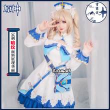 Anime Genshin Impact Barbara Game Suit Lovely Dress Uniform Book Prop Cosplay Costume Halloween Outfit For Women Men New 2020 2024 - buy cheap