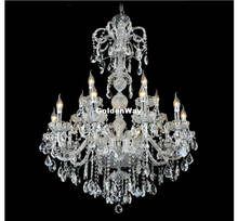 Modern Crystal Chandeliers Home Lighting lustres de cristal Decoration D75cm H98cm Luxury Candle Chandelier Living Room  Pendant 2024 - buy cheap