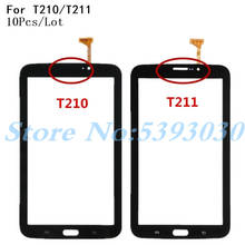 10Pcs/Lot  For Samsung Galaxy Tab 3 7.0 SM-T210 SM-T211 T210 T211 Touch Screen Digitizer Glass Panel Sensor Replacement Part 2024 - buy cheap