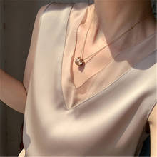 Блузка женская шифоновая, черная, летняя, размера плюс, шелковая атласная блузка 2024 - купить недорого