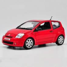 Diecast 1:18 WELLY  CITROEN C2 Car Model Simulation Alloy Vehicle Adult Collection Decoration Souvenir Ornaments Display Gifts 2024 - buy cheap