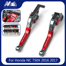 for HONDA NC 750 X NC750X NC 750X 2016 2017 20 color with logo Motorcycle accessories Foldable extendable CNC brake clutch lever 2024 - buy cheap