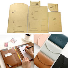 DIY Handmade Personality Holding Envelope in Hand wallet Kraft Paper and Acrylic Template Handmade Leather Craft Bag Template 2024 - buy cheap