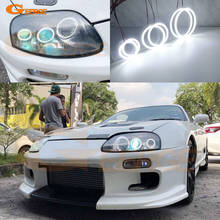 Anéis de luz de anjo para toyota supra-mkiv a80 1993 a 2002, 6 peças, led smd, super brilhante, olho de anjo 2024 - compre barato