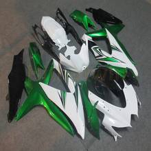 GSX-R750 K8 Injection mold  motorcycle Fairing hull for GSX-R600750 K8 2008 2009 2010 motor panels Bolts green whiteGSX-R600 2024 - buy cheap