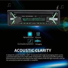 LAMJAD Car Radio 1din Autoradio Aux Input Receiver Bluetooth Stereo Radio MP3 Multimedia Player Support FM/MP3/WMA/USB/SD Card 2024 - buy cheap