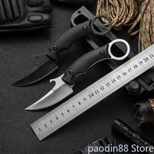 Small Mako Tactical Knives 440C Stone Wash Blade G10Handle Fixed Blade Paper Cutter Knife with K Sheath 2024 - buy cheap