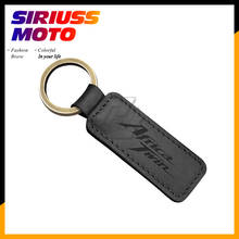 Motorcycle Keychain Cowhide Retro Key Ring Case for Honda Africa Twin Key 2024 - buy cheap