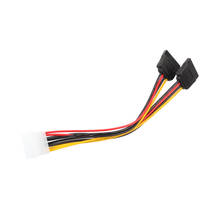 4Pin IDE Molex To 2 ATA SATA Power Supply Y Splitter Hard Drive Extension Cable DIY Graphics Power Cable 2024 - buy cheap
